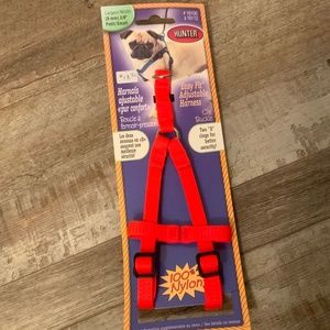 Hunter Adjustable Orange Easy Fit Step-In Nylon Dog Harness(Small- 3/8” x 11-16)
